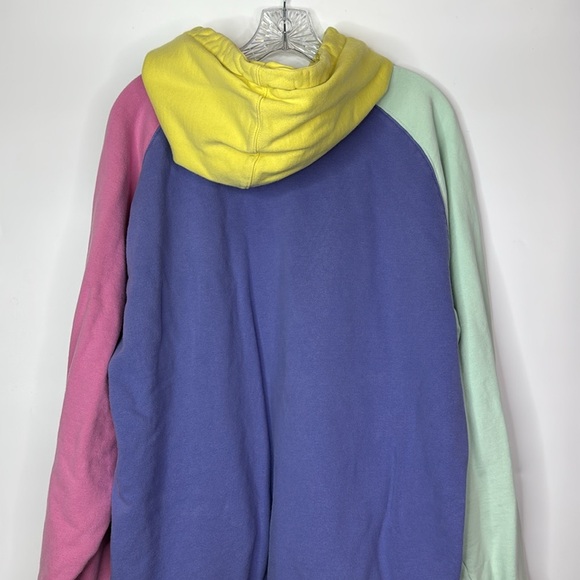 Teddy Fresh Color Block Hooded Sweatshirt Size 3XL - Picture 5 of 10